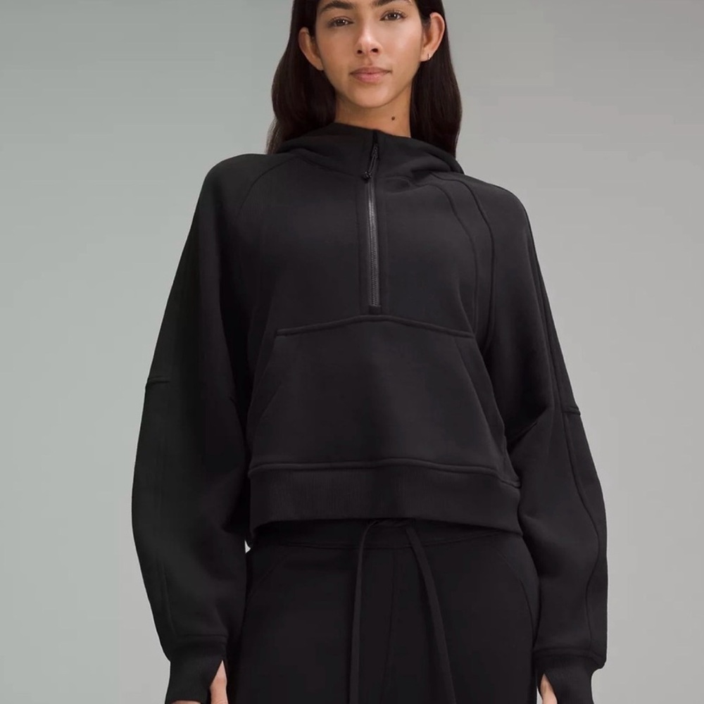 Black Lululemon Scuba Half Zip